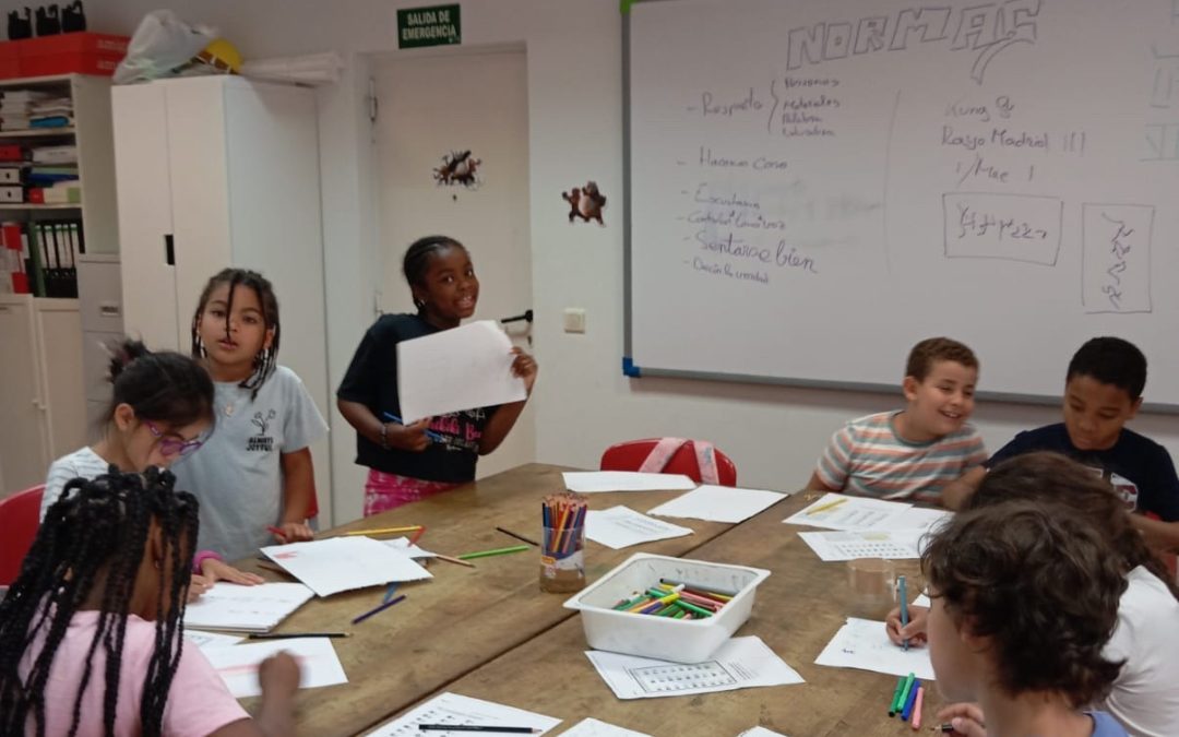 Promovemos el bienestar emocional y la convivencia de niños y niñas gracias al apoyo del Ayuntamiento de Madrid