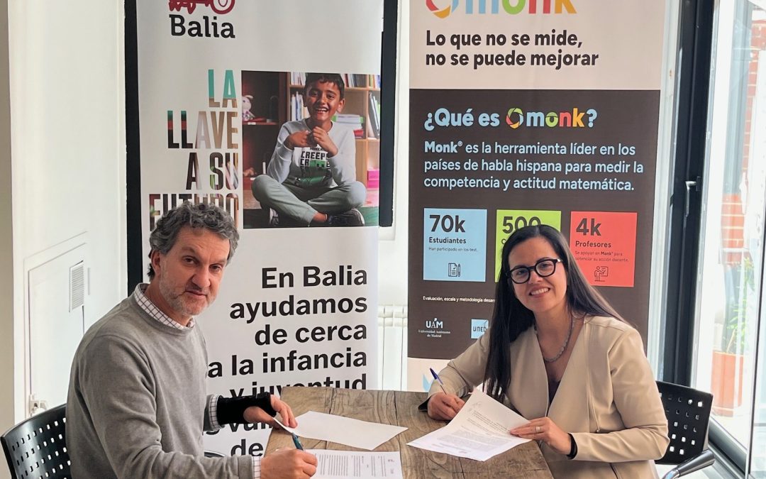 Balia y Monk se unen para reforzar el aprendizaje matemático